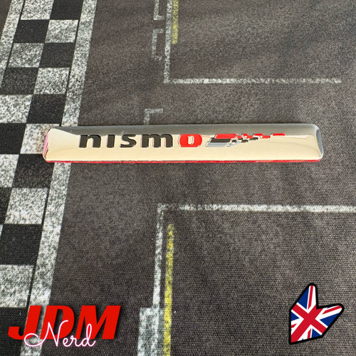 Nismo style car boot badge - style,