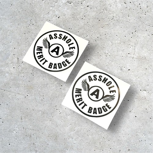 Funny merit badge ass - ass, hole