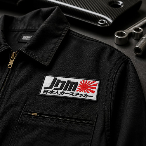 Jdm embroidered patch badge - patch,