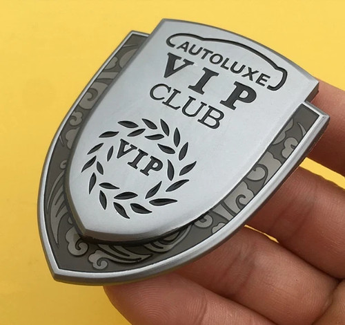 1pcs metal vip club - vip, auto