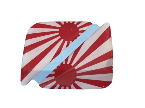 Number plate gel corners - number, 3d