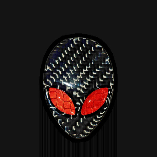 Alien face head carbon - face, fibre