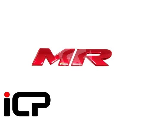 Genuine red rear badge - rear,