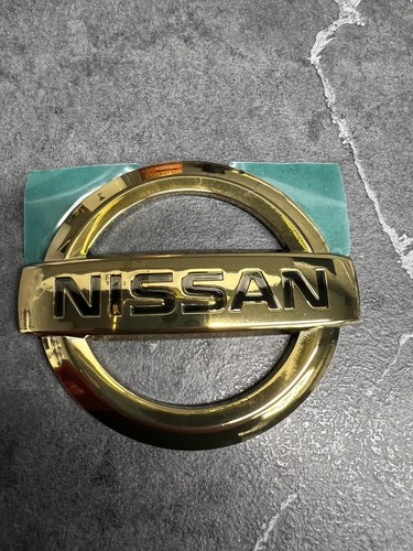 Brand new gold nissan badges - gold,