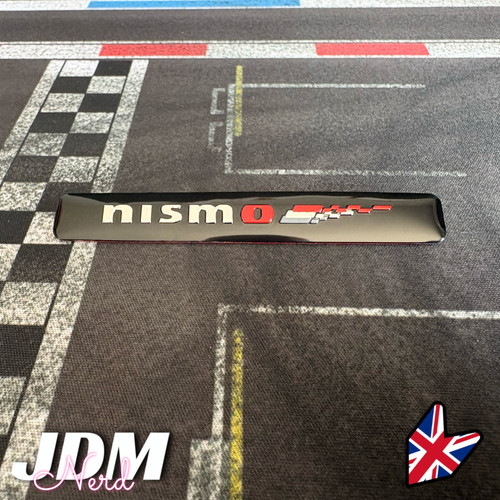 Nismo style car boot badge - nismo,