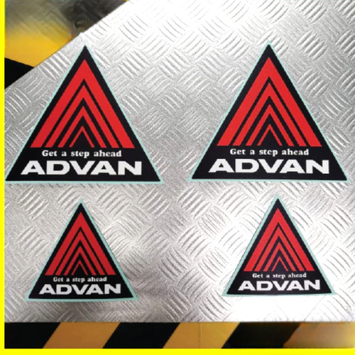 Sticker advan style racing - sticker,